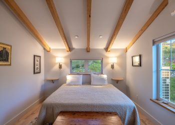 Bedroom addition, on an island in Maine