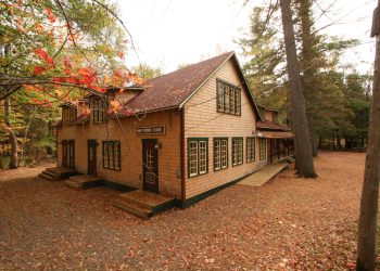 Camp Kawanhee main hall renovation, Weld, ME