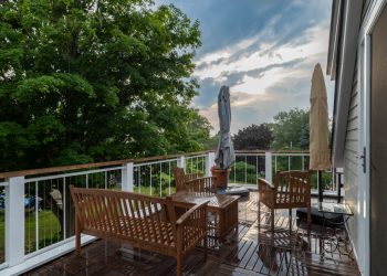 Second floor bedroom & private roof deck