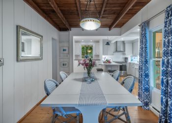 Kitchen renovation, on an island in Maine